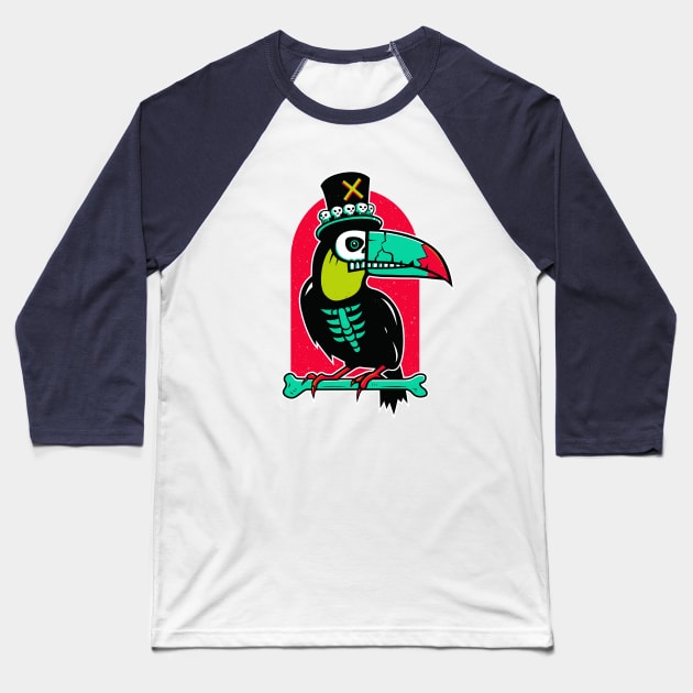 Toucan Voodoo Baseball T-Shirt by strangethingsa